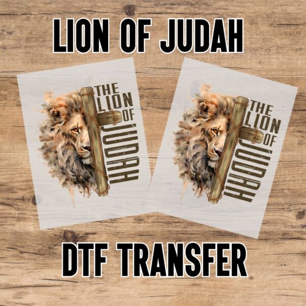 Lion Of Judah DTF Transfer