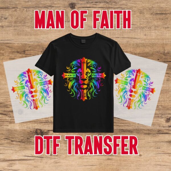 Man Of Faith DTF Transfer