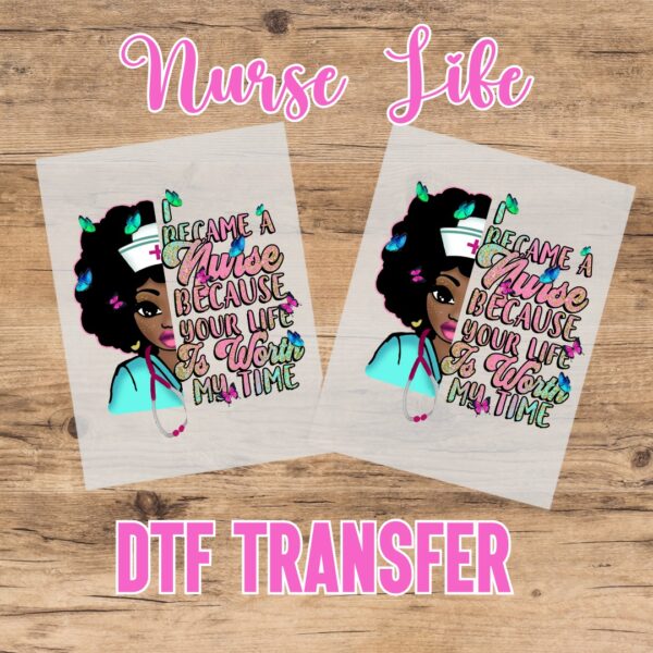 Proud Nurse DTF Transfer