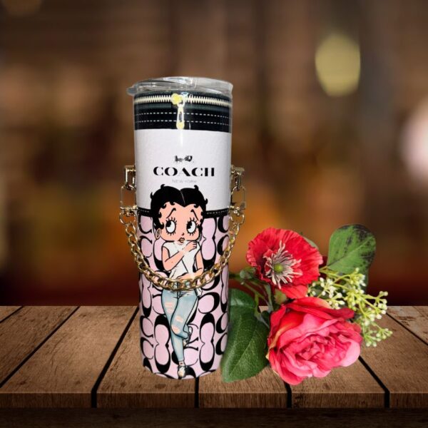 Betty Boop Coach Purse Strap 20 oz Tumbler