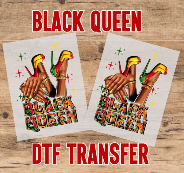 Juneteenth Black Queen DTF Transfer